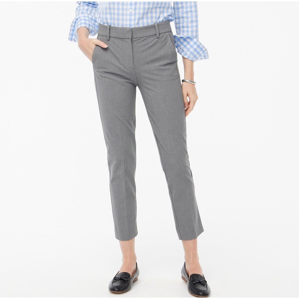 J. Crew Gray Cropped Dress Pants